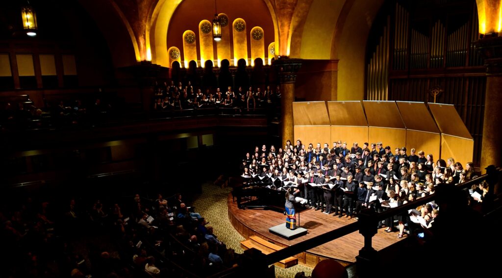 rooted tree performance choir